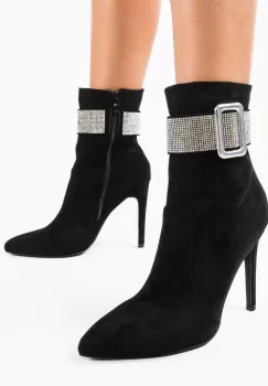 Botine dama Wagne Negre imagine