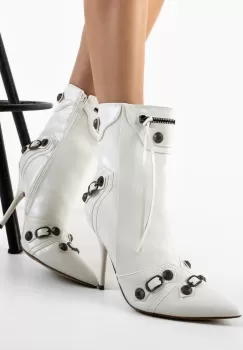 Botine dama Wilco Albe imagine