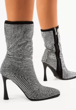 Botine dama Wobiza Negre imagine