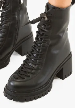 Botine dama Zambry Negre imagine