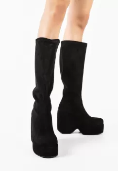 Botine dama Zanet Negre 2 imagine
