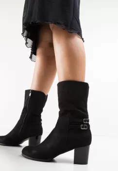 Botine Staples Negre 2 imagine