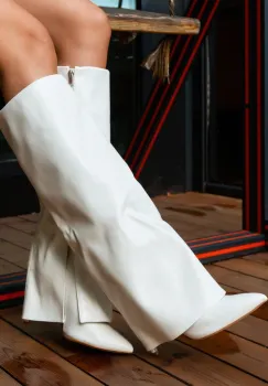 Cizme dama Ammi Albe imagine