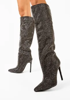 Cizme dama Daimand Negre imagine