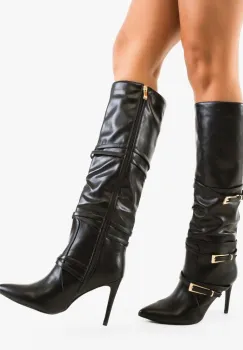 Cizme dama Husemelt Negre imagine