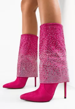 Cizme dama Jim Fuchsia imagine