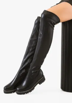 Cizme dama Kasparo Negre imagine