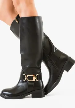 Cizme dama Kurtis Negre imagine