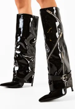 Cizme dama Laike Negre imagine