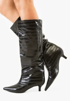 Cizme dama Maluna Negre imagine