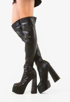 Cizme dama Morden Negre 2 imagine