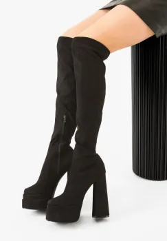 Cizme dama Morden Negre imagine