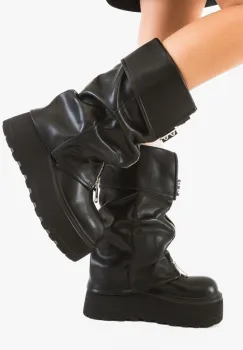 Cizme dama Norala Negre imagine