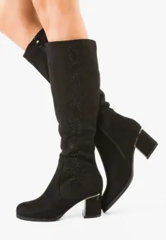 Cizme dama Poppe Negre imagine