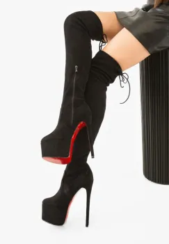 Cizme dama Safiria Negre imagine