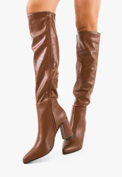 Cizme dama Tynber Camel imagine