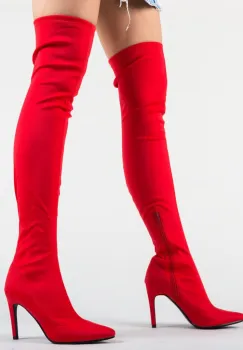 Cizme Neelam Rosii imagine