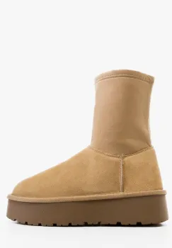 Cizme tip Ug Daboka Bej imagine