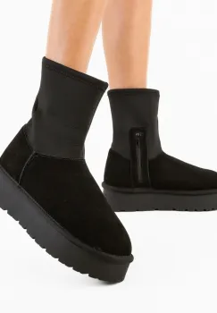 Cizme tip Ug Daboka Negre imagine