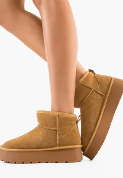 Cizme tip Ug Dayana Camel imagine
