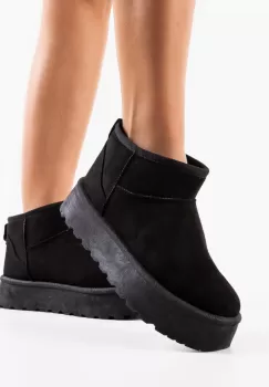 Cizme tip Ug Dvora Negre imagine