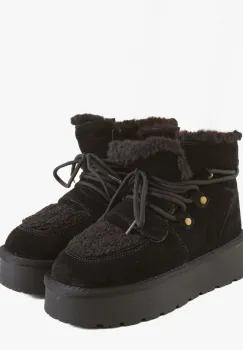 Cizme tip Ug Hamme Negre imagine