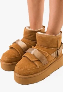 Cizme tip Ug Kaiana Camel imagine