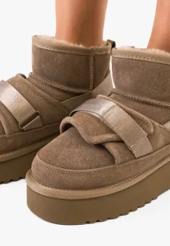 Cizme tip Ug Kaiana Khaki imagine