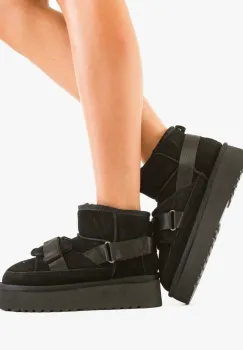 Cizme tip Ug Kaiana Negre imagine