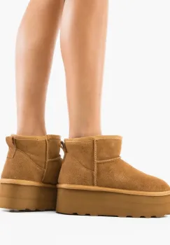 Cizme tip Ug Keston Camel imagine