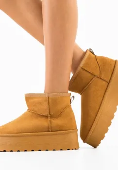 Cizme tip UG Latte Camel imagine