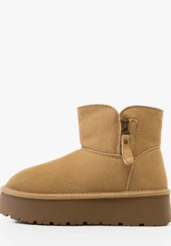 Cizme tip Ug Nayna Bej imagine