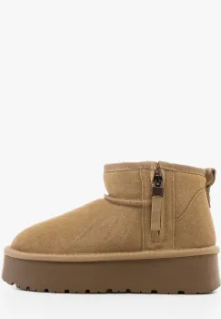 Cizme tip Ug Ritals Bej imagine