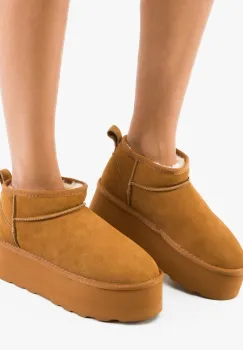 Cizme tip Ug Zayne Camel imagine