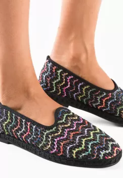 Espadrile dama Heike Negre imagine