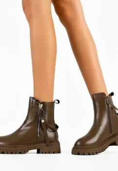 Ghete dama Kalyner Khaki imagine