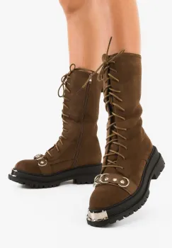 Ghete dama Lana Khaki imagine