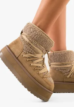 Ghete dama Safine Khaki imagine