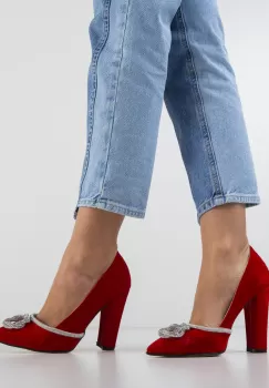 Pantofi Amintire Rosii imagine