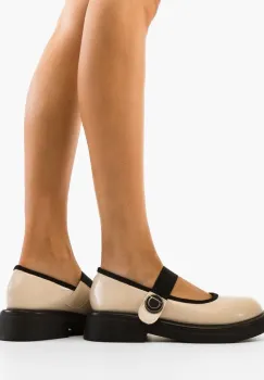 Pantofi Casual Adem Bej 3 imagine