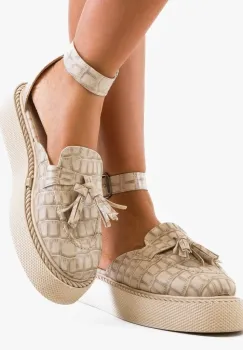 Pantofi Casual Aklin Bej imagine
