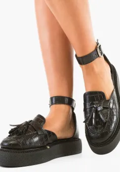 Pantofi Casual Aklin Negri imagine