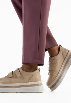 Pantofi Casual Akoste Bej imagine