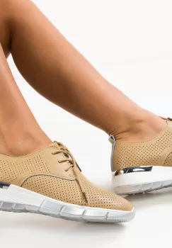 Pantofi Casual Albert Bej imagine