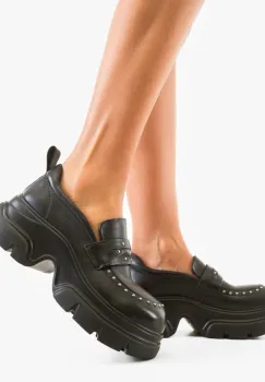 Pantofi Casual Allen Negri imagine