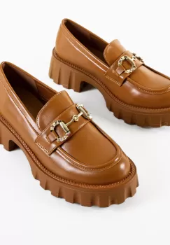 Pantofi Casual Alyena Camel imagine