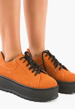 Pantofi Casual Amdre Portocalii imagine