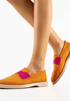 Pantofi Casual Andrey Portocalii imagine
