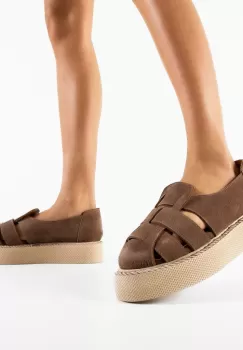 Pantofi Casual Anura Khaki imagine