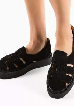 Pantofi Casual Anura Negri imagine
